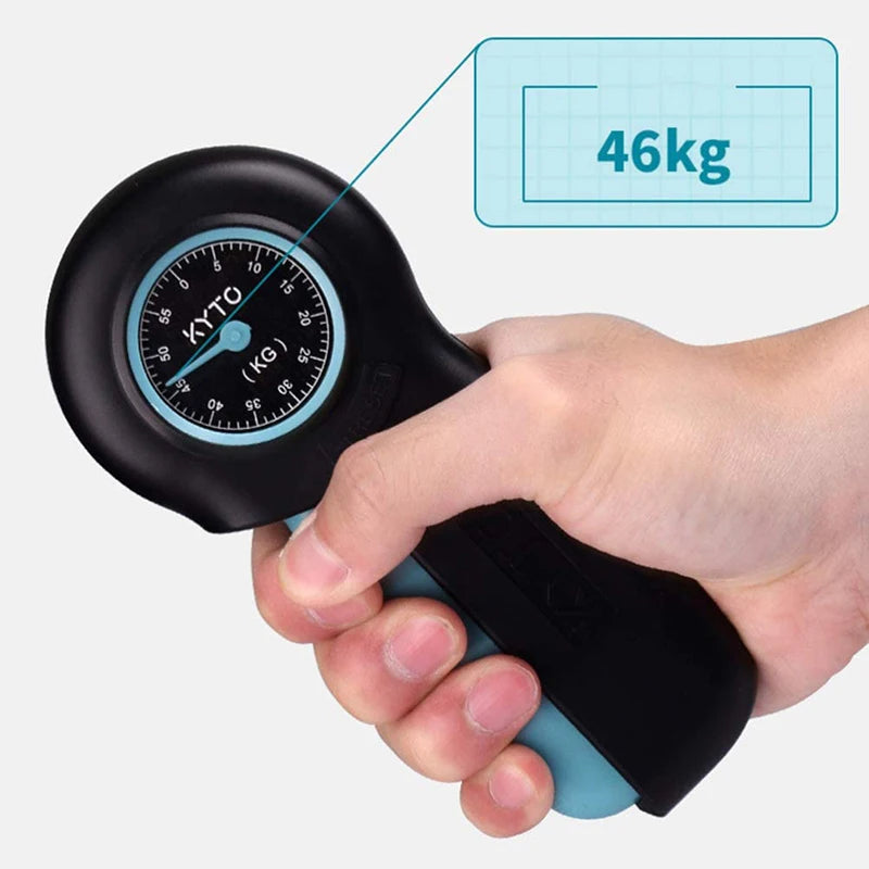 Hand Dynamometer Grip Strength Trainer - 0-55KG Digital Measurement Meter for Gym and Home Fitness