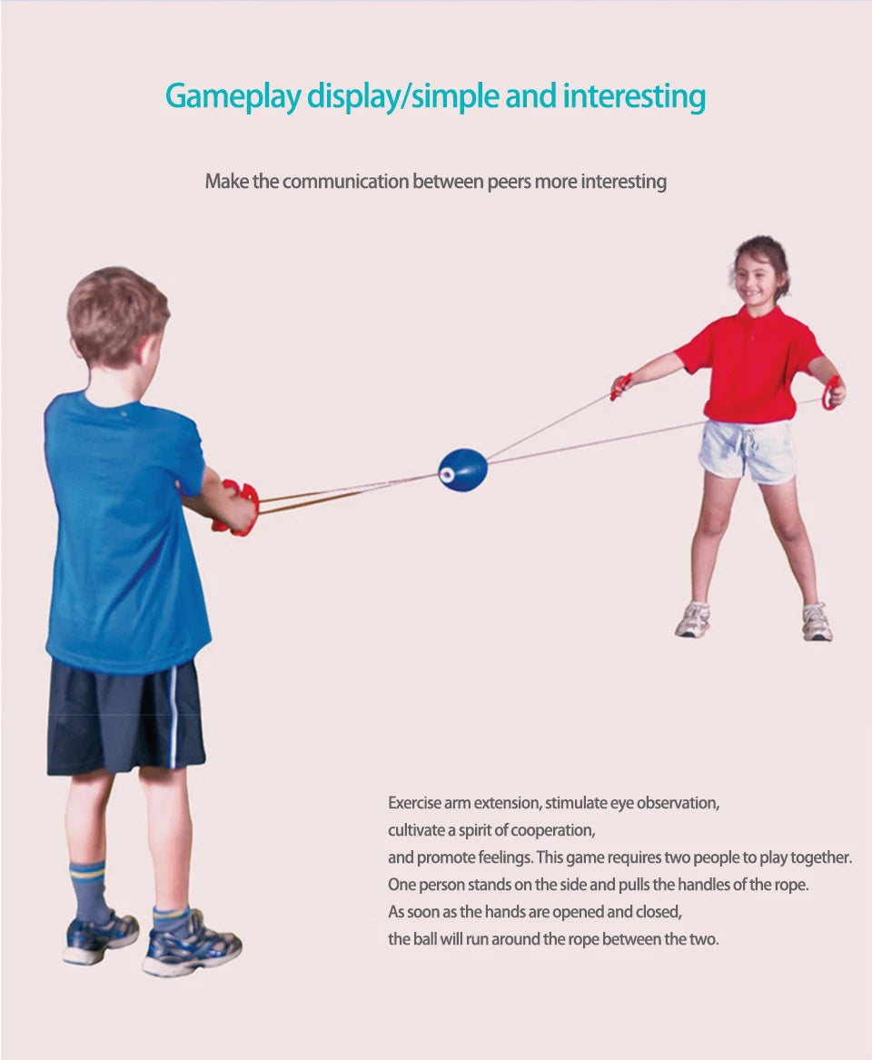 Interactive Elastic Speed Ball - Outdoor Collision Training Sport Toy for Kids & Adults