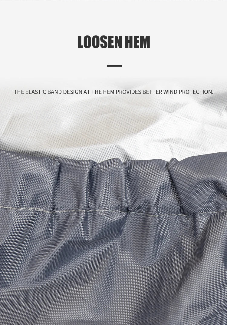 Kayak Protective Cover - Waterproof Dustproof UV-Resistant Storage Cover for Kayaks, Canoes, and Surfboards