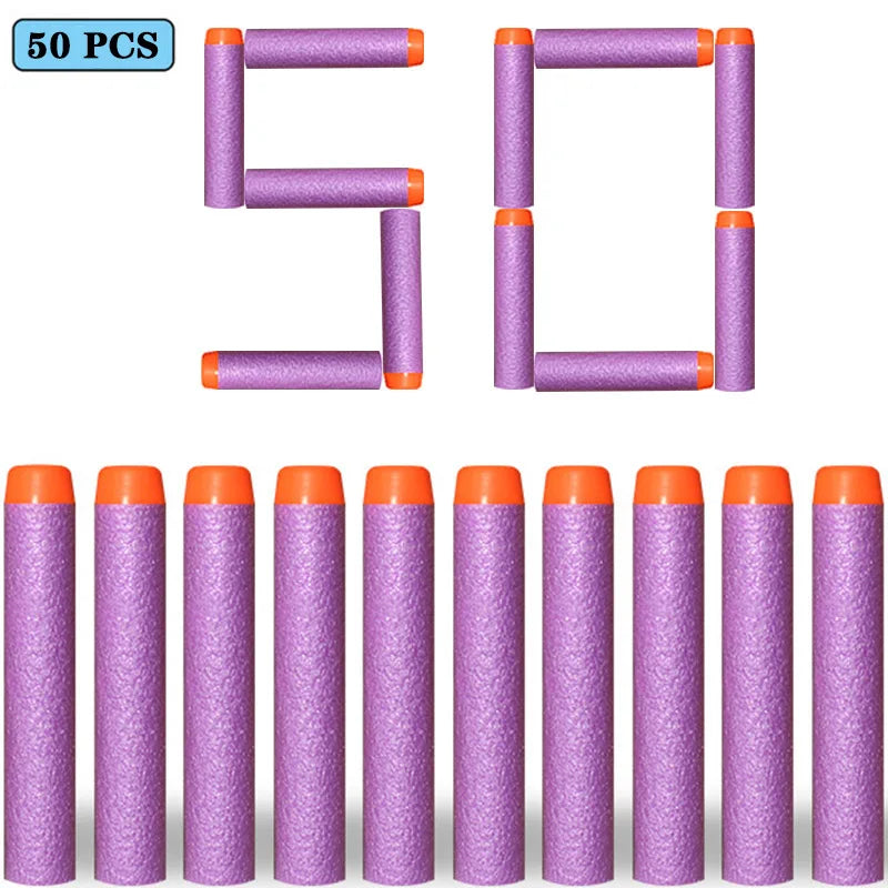 Soft EVA Foam Darts 7.2cm - 100 Pack Refill Bullets for Toy Blasters