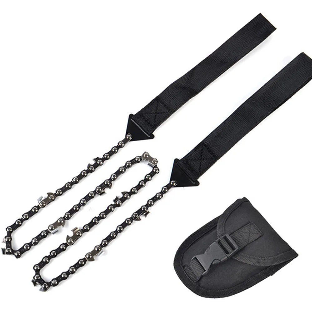 Portable Chain Saw - Hand Rope Saw for Tree Cutting & Outdoor Camping