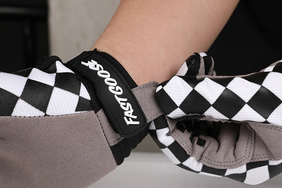 FASTGOOSE Retro Rider Motocross Racing Gloves - Off-Road Motorcycle MTB BMX ATV Cycling Gloves