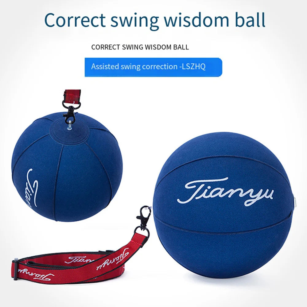 Inflatable Golf Swing Trainer - Portable Smart Ball for Arm Posture Correction and Training