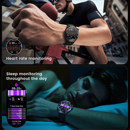 2025 Smart Watch - AMOLED Screen with GPS, Heart Rate, Bluetooth Calls & Waterproof for Android & iOS