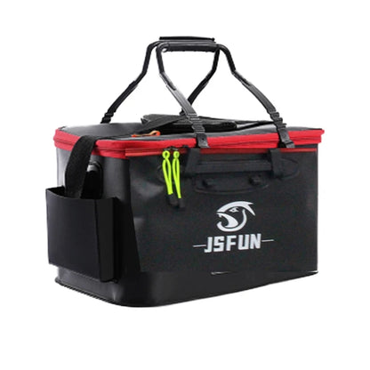 Portable EVA Folding Fish Bucket - Thickened Live Fish Tank for Outdoor Fishing (No Oxygen Pump Required)