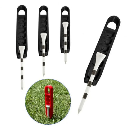 Adjustable Golf Tee Height Regulator - Portable Tee Stand with 20-70mm Precision Positioning - Essential Golf Training Tool