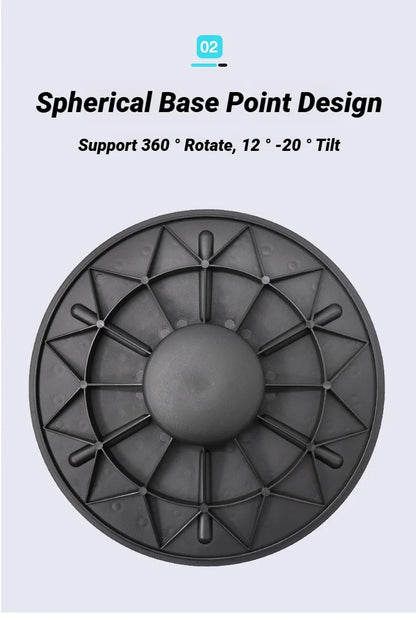 Non-Slip Balance Board - Wobble Trainer for Yoga, Rehabilitation, and Full-Body Fitness Training