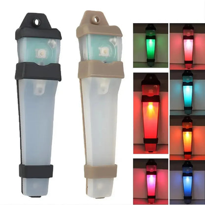 BOOIU Tactical Safety Helmet Light - Waterproof IR Strobe Signal Lamp for Outdoor Survival, Hiking & Cycling