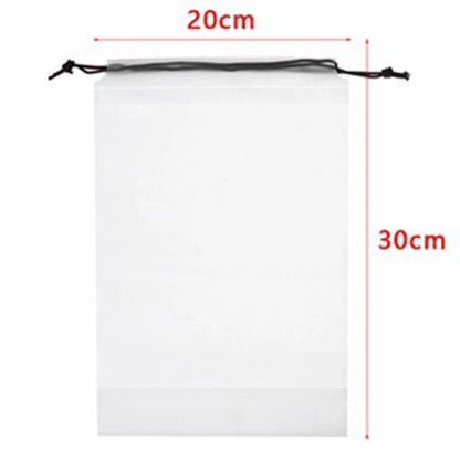 Waterproof Nylon Drawstring Storage Bag - Multi-Purpose Travel & Sports Organizer Pouch