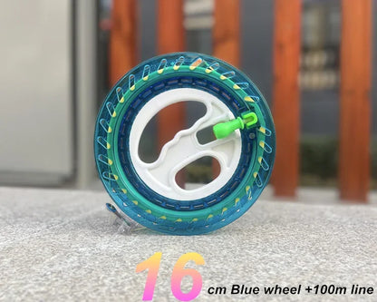 Professional 16cm ABS Kite Reel with 100m Line - Durable Kite Wheel for Eagle, Delta & Various Kites - Kids & Adults