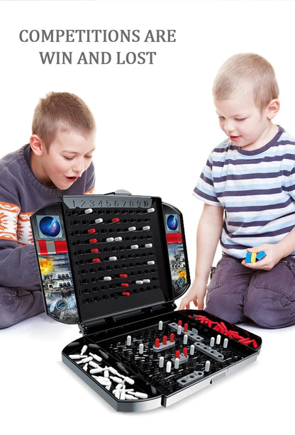 Warship Sea Ship Board Games Toys - Battleship Classic Naval Combat Strategy Table Game for Kids