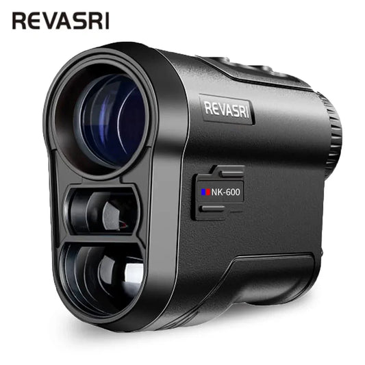 Golf Laser Rangefinder 600M/Yard - REVASRI with Slope Compensation, Flagpole Lock, Vibration Alert & USB-C Rechargeable Battery