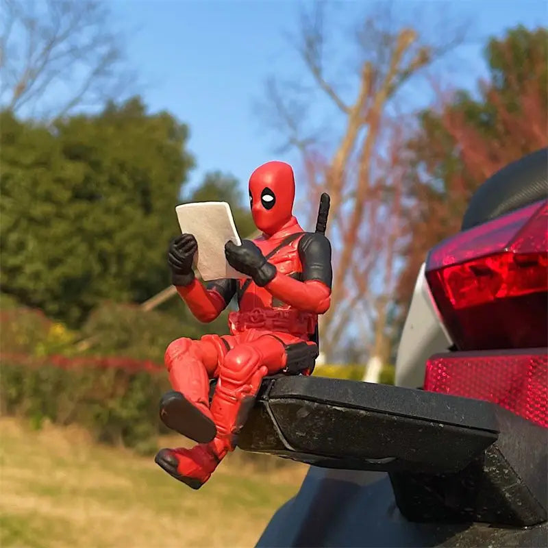Deadpool Anime Action Figure - Mini Car Dashboard Decoration Pendant Doll Toy Gift