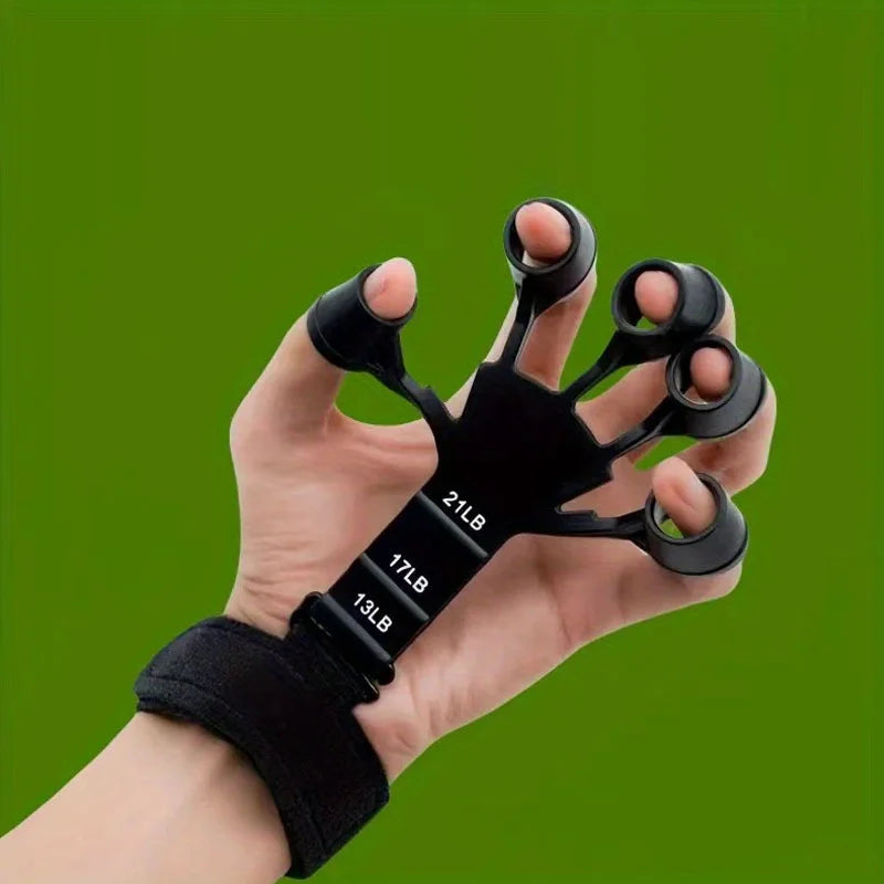 Adjustable Basketball Finger Trainer - 5-Finger Non-Slip Grip Strengthener for Ball Control & Dribbling