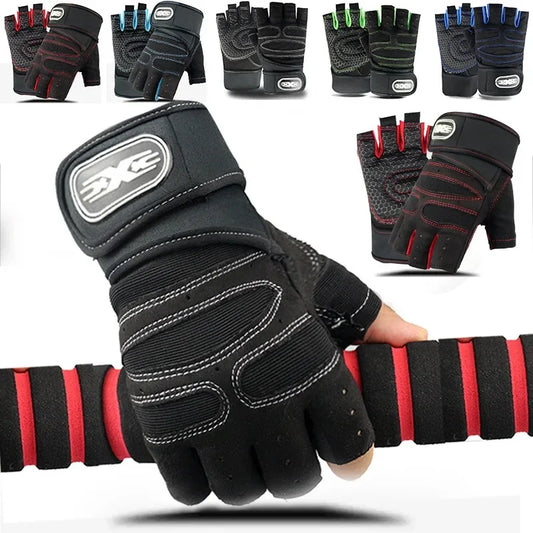 Half-Finger Performance Training Gloves with Wrist Support