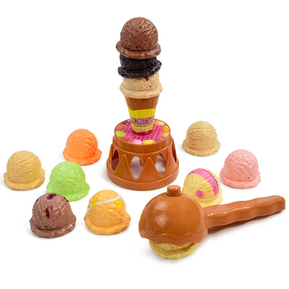 Pretend Play Ice Cream Stacking Set - Educational Kitchen Toy for Kids