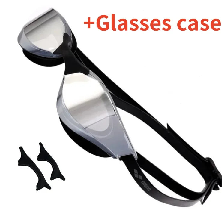 Professional HD Anti-Fog Swimming Goggles - Leak-Proof Adjustable Silicone Eyewear for Men & Women