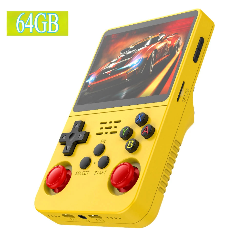 R36S Retro Handheld Game Console - 3.5'' IPS Screen - 64GB/128GB/256GB Storage - ARKOS 2.0 Portable Gaming System