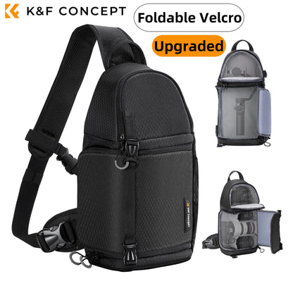 Camera Sling Backpack 10L - Waterproof DSLR/SLR Photography Bag