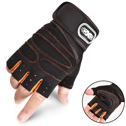 Half-Finger Performance Training Gloves with Wrist Support