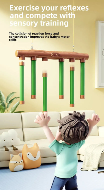 Reflex Challenge Catch Sticks Game - Falling Sticks Reaction Training Toy for Sensory Integration & Drop Catch Win