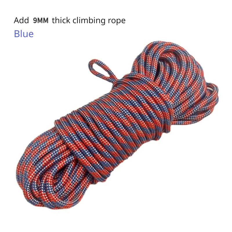 Thickened Mountaineering Safety Rope - Multi-Purpose Life Rope for Climbing, Fire Escape, and Outdoor Adventures