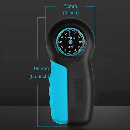 Hand Dynamometer Grip Strength Trainer - 0-55KG Digital Measurement Meter for Gym and Home Fitness