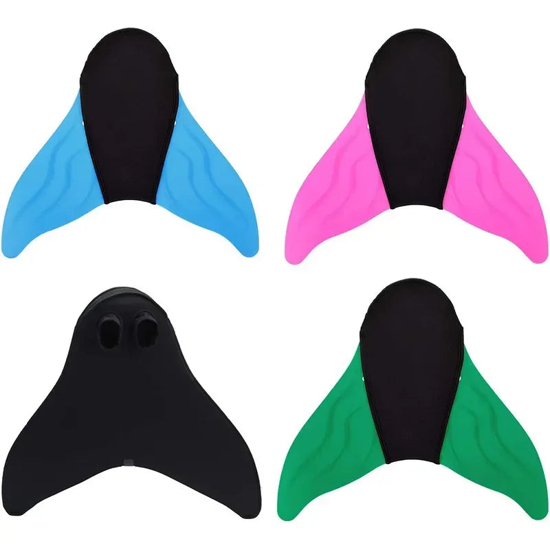 Mermaid Monofin Swimming Flipper for Training & Recreation - Adult & Kids Sizes Available