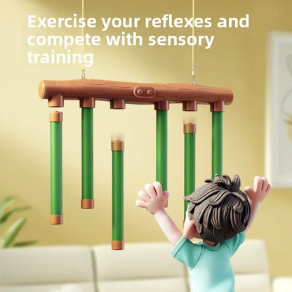 Reflex Challenge Catch Sticks Game - Falling Sticks Reaction Training Toy for Sensory Integration & Drop Catch Win