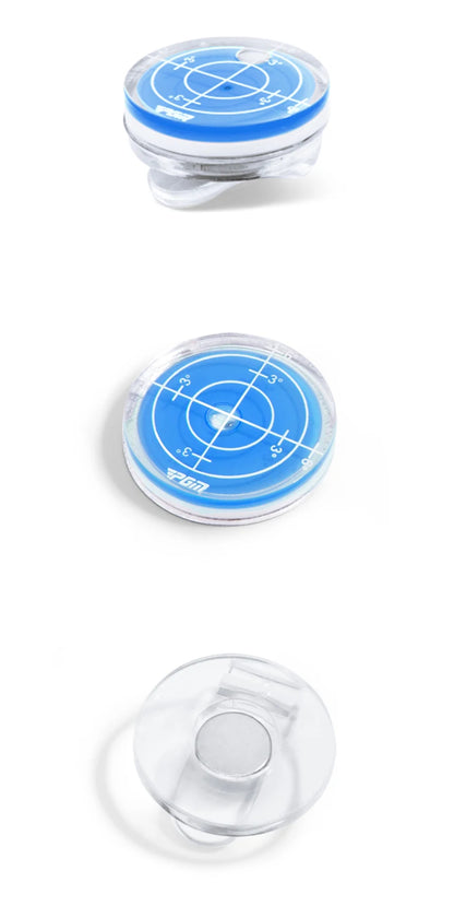 PGM Golf Magnetic Cap Clip Ball Marker - Level Function Marks - Red & Blue - Model MK011