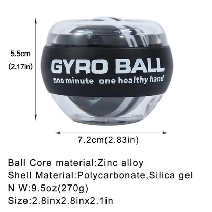 Gyro Power Ball - Wrist and Forearm Strengthener for Fitness Training