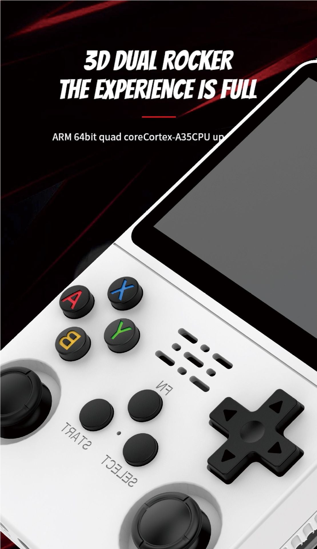 Retro Handheld Game Console R36S - 3.5" IPS Screen - 128GB Storage - Linux System - Portable Pocket Player (R36 Ultra/PRO)