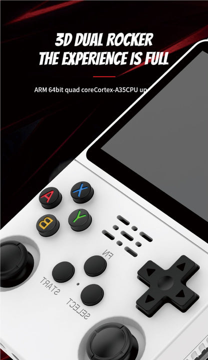 Retro Handheld Game Console R36S - 3.5" IPS Screen - 128GB Storage - Linux System - Portable Pocket Player (R36 Ultra/PRO)