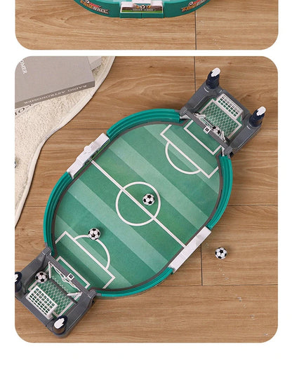 Mini Tabletop Soccer Game - Portable Desktop Foosball for Family & Friends