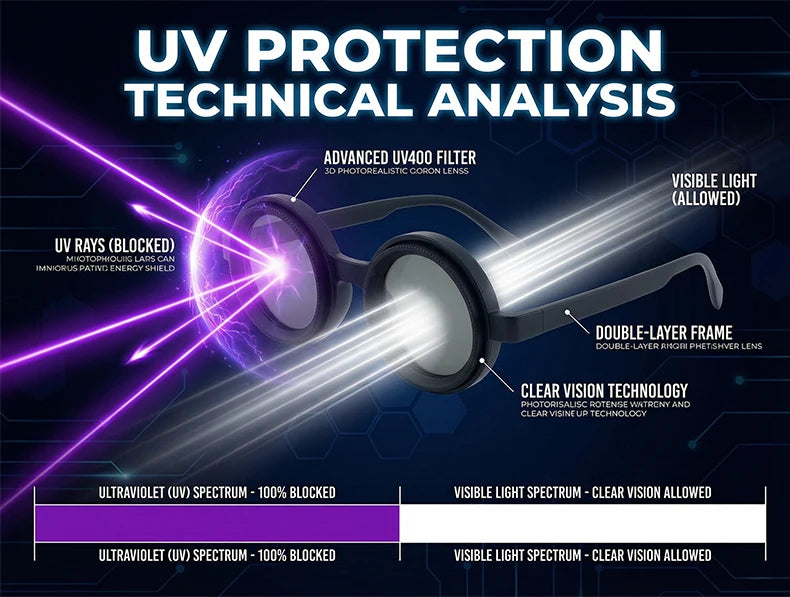 Polarized Steampunk Round Sunglasses - ND9 Adjustable Dimming, Small Frame Light-Reducing Eyewear for Men, Fishing & Driving UV400
