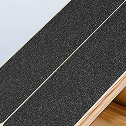 Adjustable Wooden Incline Board - Foldable Calf and Ankle Stretcher for Yoga, Pilates, and Balance Training