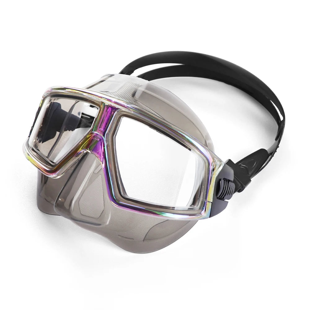 Professional Scuba Diving Mask Set HD Anti-Fog Lens UV Protection Adjustable Snorkeling Swimming Goggles for Adult Divers