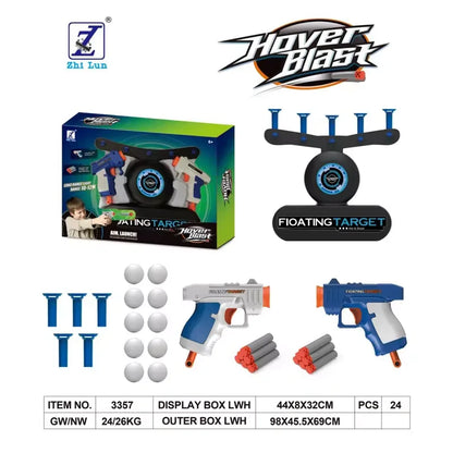 Luminous Electric Floating Target Shooting Set - Soft Foam Competition Game for Kids