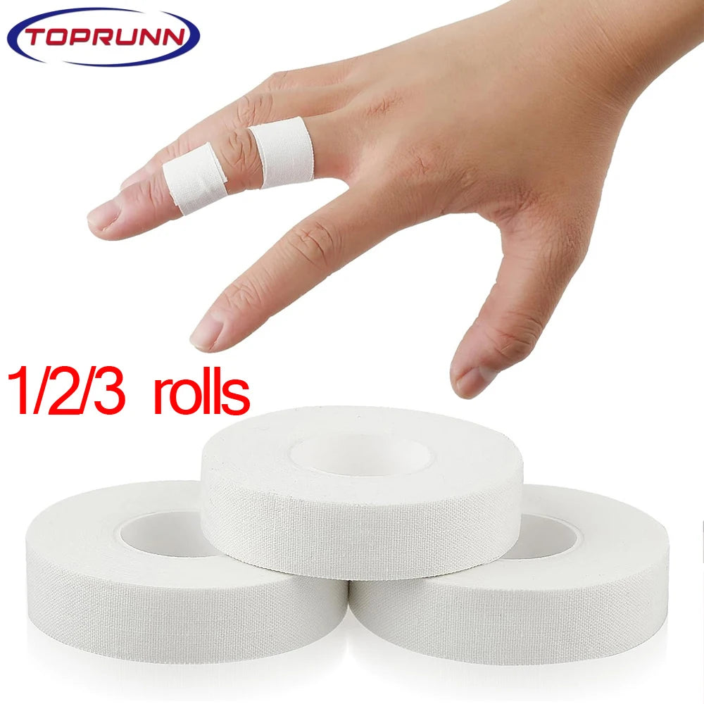 Athletic Finger Tape - Skin-Friendly Sports Protection Wrap for Baseball, Lacrosse & Gymnastics (1/2/3 Roll Options)