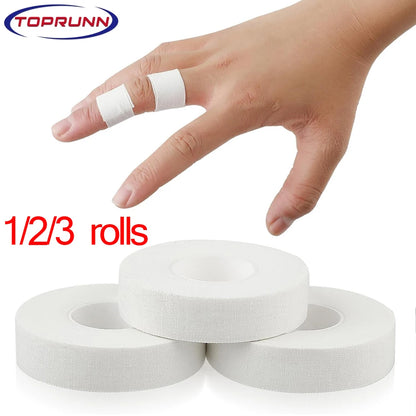 Athletic Finger Tape - Skin-Friendly Sports Protection Wrap for Baseball, Lacrosse & Gymnastics (1/2/3 Roll Options)