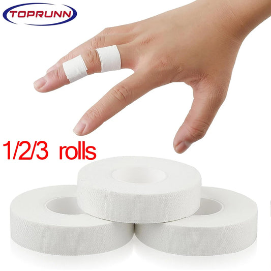 Athletic Finger Tape - Skin-Friendly Sports Protection Wrap for Baseball, Lacrosse & Gymnastics (1/2/3 Roll Options)