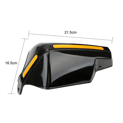 Motorcycle Handlebar Hand Guards - Windproof Protection Shield (1 Pair)