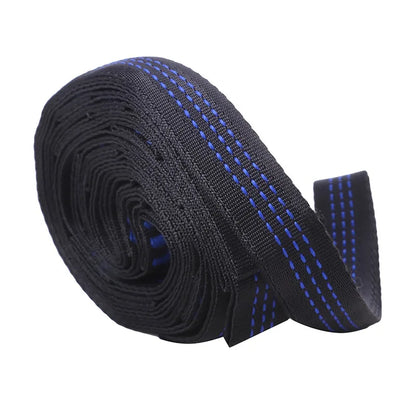 Hammock Straps 2-Pack - 600lbs Capacity Polyester Suspension System with 5 Adjustment Rings