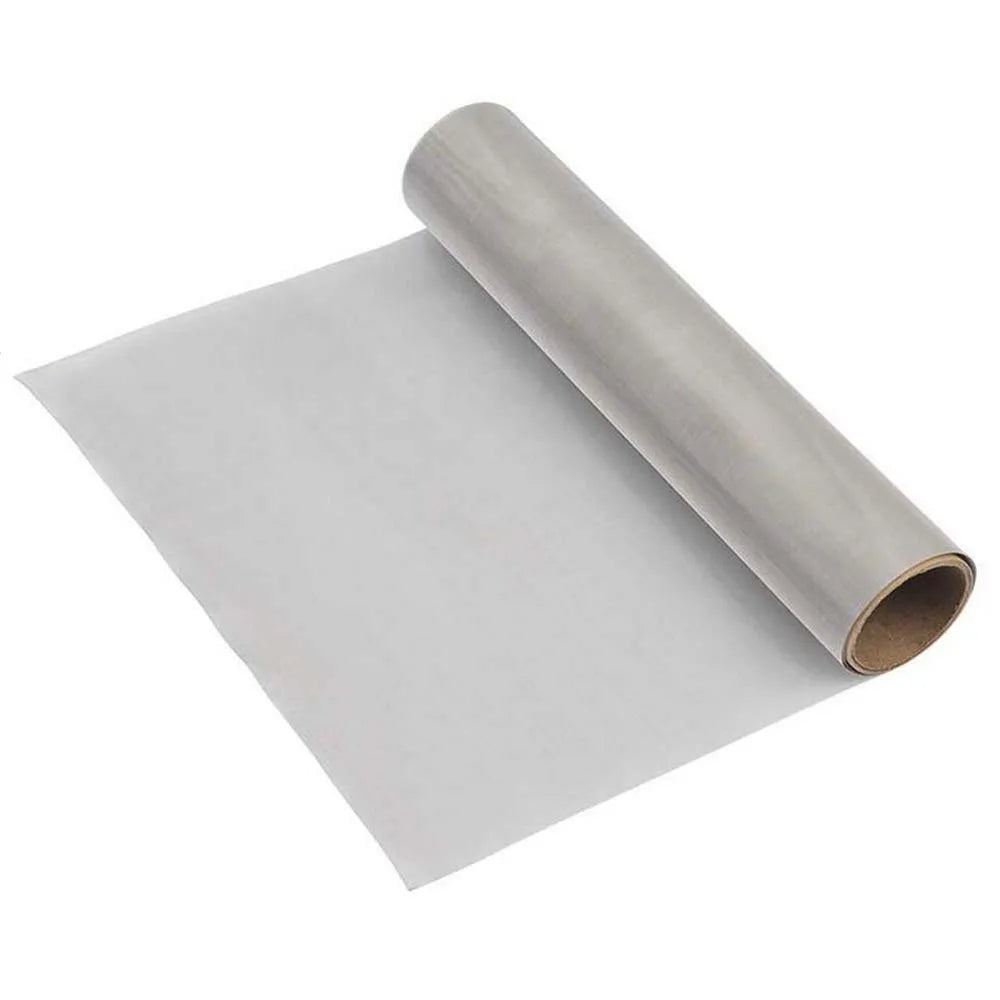 304 Stainless Steel Mesh Screen - 30 Mesh Woven Metal with 0.07mm Holes for Ventilation, Windows & Filters