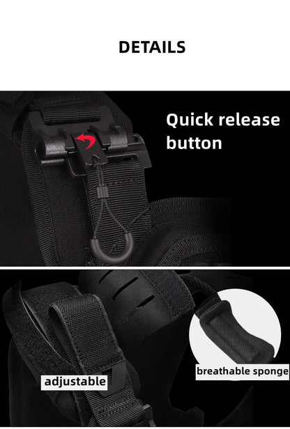 Tactical Multi-Functional Vest - Fast Detachable Lightweight Design