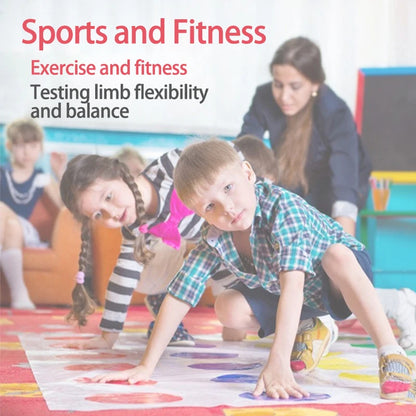 Family Twist Mat Board Game - Fun Body Movement Party Game for Kids and Adults