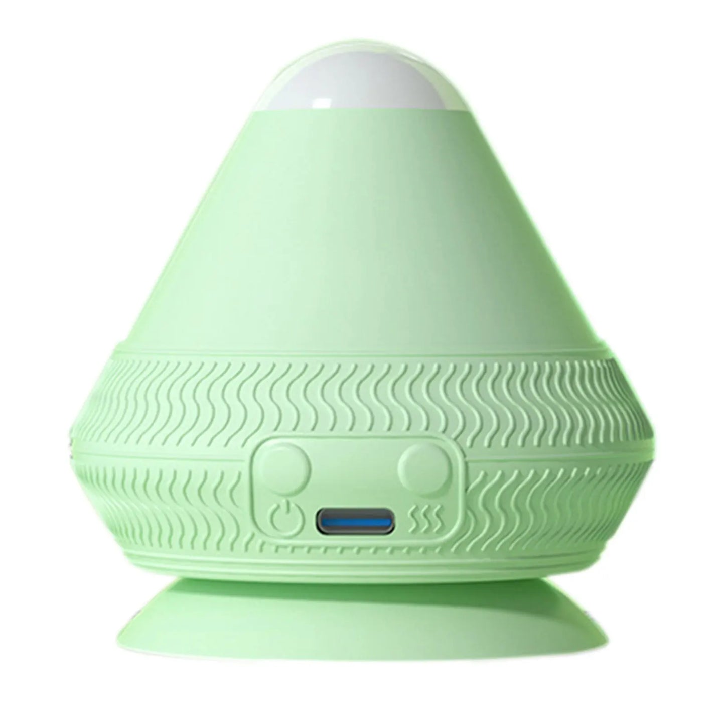 USB Rechargeable Vibrating Silicone Massage Ball - Fitness Muscle Relaxation Massager for Back, Waist & Pain Relief