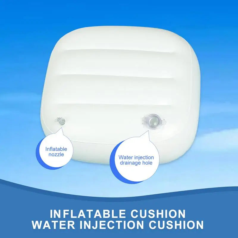 Inflatable Kayak Seat Cushion - Waterproof Air Cushion Mat for Kayaking, Rafting & Water Sports (40×38×16cm)