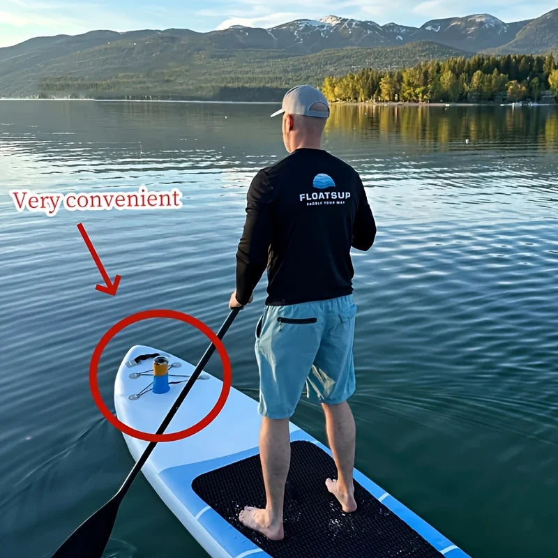 Tip-Over Resistant Kayak Cup Holder - Universal Drink Holder for Kayak, Paddle Board, SUP & Water Sports Accessories