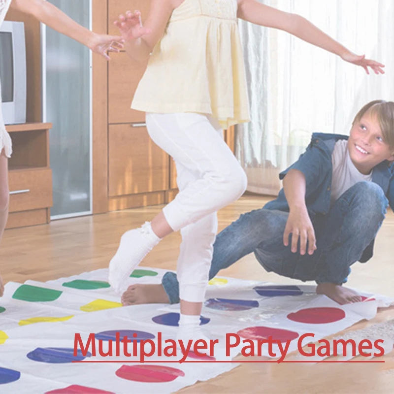 Family Twist Mat Board Game - Fun Body Movement Party Game for Kids and Adults